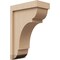 Ekena Millwork 5"W x 10"D x 15"H Classic Bryant Rough Cedar Woodgrain TimberThane Corbel, Primed Tan CORUR05X10X15BRYRCPR - alternate 1